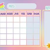Calendarios y Planners Mensuales Ein Projekt aus dem Bereich Digitale Zeichnung und Grafikdesign von Denise Mercado - 19.03.2021