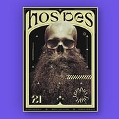 Poster- Hospes. Poster Design, and Graphic Design project by ZELU BOMBO - 03.31.2021