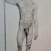 My project in Realistic Human Figure Drawing course. Figure Drawing project by Eric Brown - 10.20.2020