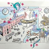 My project in The Art of Sketching: Transform Your Doodles into Art course. Projekt z dziedziny  Introligatorstwo,  Kaligrafia, Ilustracje dla dzieci, Komiks,  R, sunek, Trad, c i jna ilustracja użytkownika Marianne Elvan Barfoed - 16.04.2021