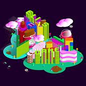 My project in 2D Illustration and Animation for Digital Campaigns course, Eli's Cake. Un progetto di Animazione 2D e Animazione di Angelica Melendez - 31.05.2021