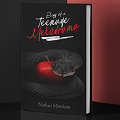 Elegy of a Teenage Melodrama - Book Cover Design. Graphic Design project by Daniel Flagel - 06.15.2020