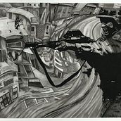 Remnants (of my country) Charcoal and graphite on paper 30’’x 40’’ 2020. Architectural Illustration, Artistic Drawing, Figure Drawing, and Pencil Drawing project by Maria - 04.01.2021
