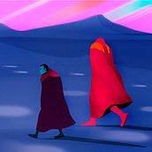 Universo Rojo. Un projet de Illustration traditionnelle, Conception de personnages , et Art conceptuel de Marc Sanchez - 01.04.2021