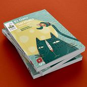 Gato Garabato- Ilustrando a Gloria Fuertes. Ilustração editorial, Ilustração tradicional e Ilustração infantil projeto de Marina Velasco - 01.04.2021
