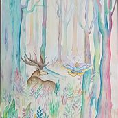 Mi Proyecto del curso: Técnicas de acuarela en negativo para ilustración botánica. Ilustração tradicional projeto de carol_iglesias_75 - 01.04.2021