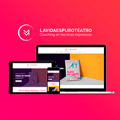 Lavidaespuroteatro - Manual de identidad corporativa. Een project van  Br e ing en identiteit van Mathias Perez Delgado - 10.10.2018