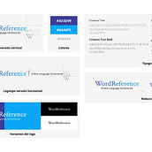 WordReference - Rediseño de imagen corporativa. Een project van  Br, ing en identiteit, Grafisch ontwerp y Webdesign van Mathias Perez Delgado - 21.10.2020