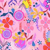 Estampa Wonderland. Un proyecto de Estampación e Ilustración tradicional de Amanda Milanez - 01.04.2021