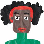 A portrait of a Black Woman . Ilustrasi tradisional proyek oleh Iuliia Chefanova - 04.01.2021