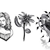 Mi Proyecto del curso: Diseño de tatuajes Blackwork . % Mandrágora tarafından hazırlanan Dövme Tasarımı, Geleneksel illüstras, Ve on projesi - 04.01.2021