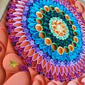 Mandala Filigrana. Arts, Crafts, and Paper Craft project by Keissy Soto - 01.10.2021