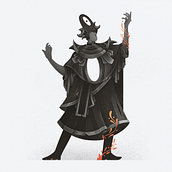 My project in Dynamic Character Illustration course. Traditional illustration project by Cristian Pintos - 04.01.2021