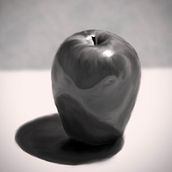 Apple (created with Procreate). Digital Drawing project by Steven Dempsey - 04.02.2021