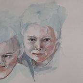 My project in Artistic Portrait with Watercolors course Ein Projekt aus dem Bereich Artistische Zeichnung von mikloskova.i - 02.04.2021