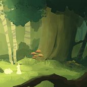  Color and Light practice. Concept Art, e Pintura digital projeto de Jennifer Adekyn - 02.04.2021