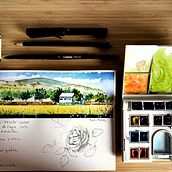 Mi Proyecto del curso: Cuaderno de viaje en acuarela. Watercolor Painting project by mariaparrilla - 04.02.2021