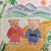 My project in Watercolor Illustration with Japanese Influence course. Traditional illustration, Drawing, and Watercolor Painting project by Annamária Nevelős - 05.28.2021
