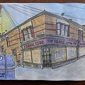 My project in Urban Sketching: Express Your World in a New Perspective course. Un projet de Illustration traditionnelle, Carnet de croquis , et Esquisse  de adam_walden - 02.04.2021