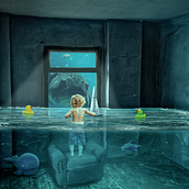 Submerged Room. Projekt z dziedziny Concept art użytkownika Tehuan Melo - 02.04.2021