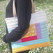 Meu projeto do curso: Introdução ao patchwork contemporâneo. Un proyecto de Costura de Verónica Costa - 02.04.2021