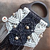 Bolso de macramé con trapillo, estilo marinero. Arts, and Crafts project by Idoia Aguirre Viana - 04.05.2021