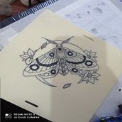 Mi Proyecto del curso: Tatuaje para principiantes. Un proyecto de Diseño de tatuajes de meganjenner60 - 03.04.2021
