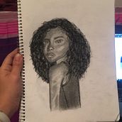 Mi Proyecto del curso: Retrato realista con lápiz de grafito Ein Projekt aus dem Bereich Porträtzeichnung von Nayely Ortega - 03.04.2021