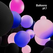 Balloons. 3D Animation project by Diogo Paixão - 04.03.2021
