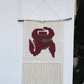 Meu projeto do curso: Intarsia crochê: teça suas tapeçarias. Crochet, and Decoration project by Mari Blessa - 04.03.2021