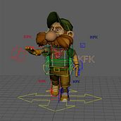Mi Proyecto del curso: Introducción al rigging para animación. 3D Animation project by Hibrand Muñoz - 04.03.2021