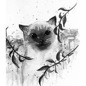 Meu projeto do curso: Ilustração em nanquim com influência japonesa. Artistic Drawing, Ink Illustration, and Painting project by Gabriella C.S. - 04.03.2021