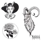 Mi Proyecto del curso: Diseño de tatuajes Blackwork. Tattoo Design project by Javiera Bloomfield - 04.03.2021