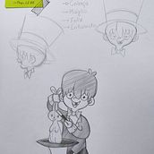 My project in Introduction to the Creation of Cartoon Style Characters course. Een project van  van karinppuccino - 04.04.2021