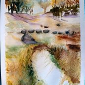 Meu projeto do curso: Paisagens naturais em aquarela. Naturalistic Illustration project by Tatiana Moura - 04.04.2021