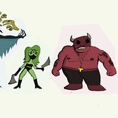 Mi Proyecto del curso: Fábrica de personajes ilustrados "4 Superhéroes Oscuros". Drawing, Character Design, and Digital Illustration project by Samuel Casimiro Rojas - 04.04.2021