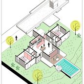 Mi Proyecto de Ilustración arquitectónica. 3D, Architecture, Traditional illustration, and Architectural Illustration project by Raquel Martha Garcia Vasquez - 04.04.2021