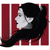 Me between the lines. Digital Illustration project by Paula Cepeda - 04.04.2021