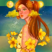 Mi Proyecto del curso: Retratos digitales de fantasía con Photoshop. 3D project by JAIRYNA MANRRIQUE - 04.04.2021