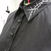 An embroidered shirt (designed and sewn by me). Embroider, Fashion Design, and Sewing project by Elen - 02.09.2021