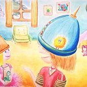 Playtime! . Pintura em aquarela projeto de Jasmine Desrochers - 04.04.2021