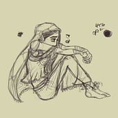 Boceto en el Curso: Adobe Photoshop para Ilustración. Un progetto di Bozzetti, Arte concettuale, Disegno digitale, Character design e Sketchbook di violetfolgi - 04.04.2021
