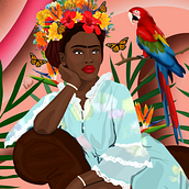 Reside in Confidence. Advertising, Digital Illustration, and Traditional illustration project by Jael Umerah-Makelemi - 03.27.2021