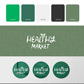 Healthy Market -Branding- 🌿 . % Andrea García tarafından hazırlanan Markalaşma ve Kimlik projesi - 04.04.2021