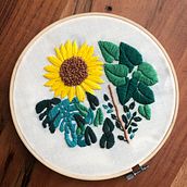 Introducción al bordado botánico . % Cristal García Retamal tarafından hazırlanan Nakış projesi - 04.04.2021