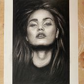 My project in Artistic Charcoal Portraiture: Creating Atmosphere course. Artistic Drawing project by robinson_ness - 04.04.2021