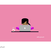 Morning Rush. Een project van 2D-animatie van Domanique Cummings - 29.08.2017