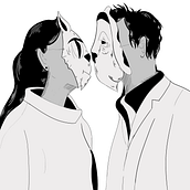 Meu projeto do curso: Ilustração de personagens dinâmicos . Digital Illustration project by Davi De Jesus - 04.05.2021