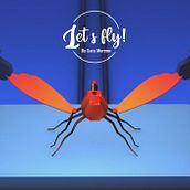 Let's fly! - Short animation. Un progetto di 3D, Animazione 3D, Creatività e Progettazione 3D di Sara Moreno - 05.04.2021