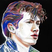 Retratos con técnicas Mixtas. Drawing, Portrait Drawing, Realistic Drawing, Editorial Illustration, Ink Illustration, and Watercolor Painting project by Rocío Mera - 04.05.2021